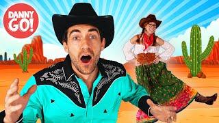 The Cowboy Dance!  /// Danny Go! Kids Brain Break Movement Songs