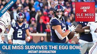 Instant Overreaction: Ole Miss Wins the Golden Egg! Full Reaction to 26-14 Victory Over Miss State