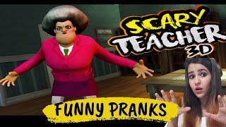 Scary Teacher 3D Prank Gameplay (I MADE HER CRY)