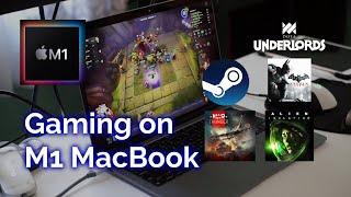 Gaming on M1 Macbook Air - 1 Week Impressions as Daily Driver - (Batman, CS GO, Underlords + MORE)