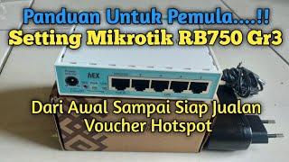 How to Set Mikrotik RB750Gr3 for Wifi Hotspot Voucher Server