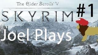 Let's Play Skyrim! Part 1 - Dragon Attack!