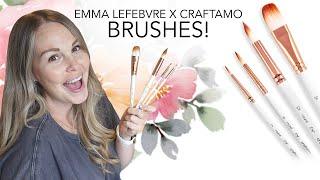 Emma Lefebvre X Craftamo Brushes!!! SPECIAL ANNOUNCEMENT! (I am so freakin' excited!)