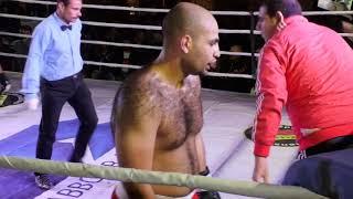 Ahmed Aly: red trunks vs Wagdy Attia: black trunk