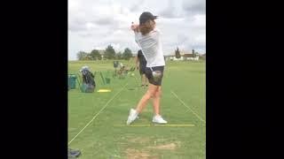 Claire Thompson Golf Swings 2018