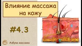 Влияние массажа на кожу | Урок 4, часть 3 | Обучение массажу