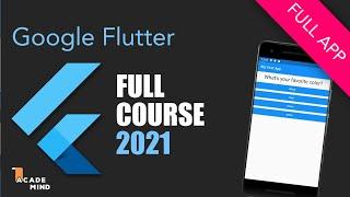 Flutter Crash Course for Beginners - Build a Flutter App with Google's Flutter & Dart