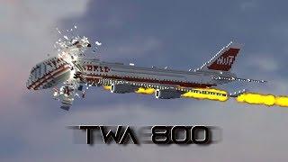 Reconstruccion Vuelo TWA 800 | Minecraft Animation