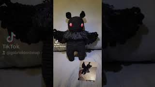 have you seen moth man?  #crochet #twitch #crocheting #mothman #halloween #streamer #crochetlove