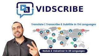 VidScribe video translate voice over other languages