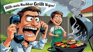 Hilfe Polizei, mein Nachbar grillt Vegan! | Satirischer Song über pflanzliche Grill-Gerichte