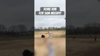 Sam Missry laced a rocket down the right field line and hustled all the way home! #openingday #bks