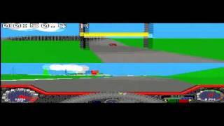 Stunt Racer 2000 Replay Split Screen Acorn Games Video Archive A5000/VGA