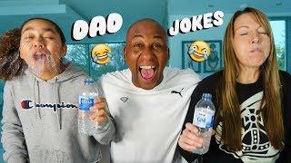 DAD JOKES!! Try Not To Laugh Challenge