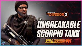 THIS BUILD IS A BEAST! Legendary Scorpio TANK BUILD! The Division 2: Solo/Group PVE Run & Gun Build