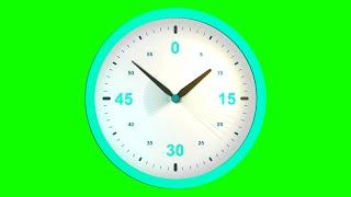 Футаж хромакей Часы-4 Footage chromakey Clock-4