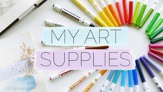 MY ART SUPPLIES & DRAWING MATERIALS   CHEAP ART SUPPLIES (Crafty Nica)