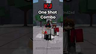 KJ One Shot Combo|| The Strongest Battleground #strongestbattlegrounds #roblox #pvp