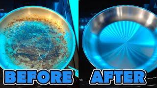 How To Clean Stainless Steel Pans 4 Different Ways! | Fast And Easy With Barkeepers Friend