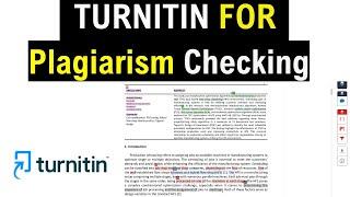 How to Check Plagiarism on TURNITIN for Free | How to Use TURNITIN to check Plagiarism