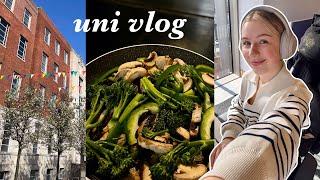 productive uni diaries | finding an apartment, dinner recipes & working over Easter holidays! ad