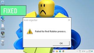 Fix Failed to find roblox process krnl injector Error (FIXED)