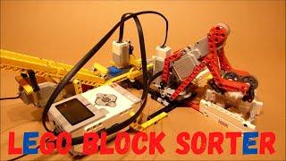 LEGO BLOCK SORTER | Lego Mindstorms Ev3 | MOC (with building instructions)