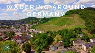 Germany 4K walking tour | Saarburg Germany, Saarburg wasserfall | 4k walk hdr 60fps