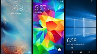 iOS 9 vs Android 5 (TouchWiz) vs Windows 10 Mobile!