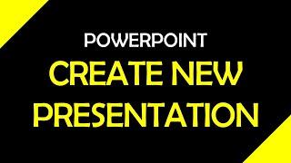 Creating New Presentation in PowerPoint | Mr. PowerPoint