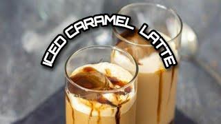 How to make iced  CARAMEL LATTE / Salted Caramel Latte