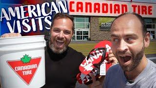 American Explores CANADIAN TIRE store…Not what he expected.