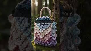 Fantasy Themed Fairy Wing Crochet Bag