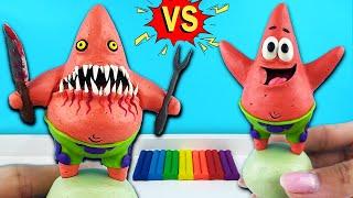 Scary PATRICK  Patrick game. EXE, friend of SPONGEBOB Spongebob. We sculpt figures from plasticine