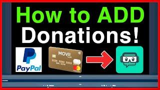 STREAMLABS OBS HOW TO ADD SET UP DONATION BUTTON EASY!