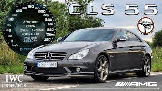 2006 Mercedes CLS55 AMG "IWC Ingenieur" (476 KM) | *BRAK KAGAŃCA* Prezentacja i autostrada. | 4K