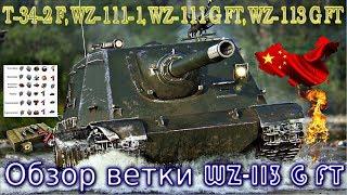 Обзор ветки WZ-113G FT. От T-34-2G FT к топу. На чем можно остановиться?