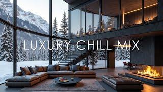 Peaceful Winter Lounge Music  Relaxing with Chill Music at Luxury Lounge Chillout ️ Winter Ambient