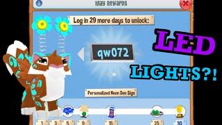 Animal Jam CRAZY May Rewards! LED LIGHTS?!