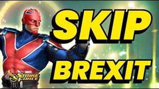 CAPTAIN BREXIT TRAP! DO NOT BUILD FOR NEXT LEGENDARY SHADOW KING | OCT 2024 | MARVEL Strike Force