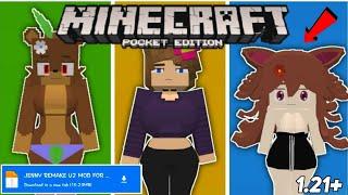 JENNY REMAKE V2 ADDON FOR MINECRAFT PE 1.21+ | JENNY 2 MOD FOR MINECRAFT PE 1.21.22+