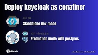 Deploying Keycloak as a Docker Container | IAM | DevOps | PostgreSQL |  OpenSource | Container Talks