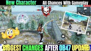 Top25 Changes In Ob47 Update | FREE FIRE NEW UPDATE I FREE FIRE OB47 UPDATE CHANGES | FF OB47 UPDATE