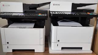 2× Kyocera M2040dn test duplex copy