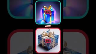 100 vs 160 Choose your Lucky Box #gift #giftbox#shorts #viral