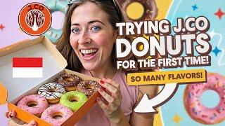 FIRST TIME Trying J.CO DONUTS in JAKARTA  Indonesia has the BEST Donuts