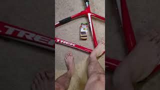 Fiberfix Wrap Carbon Bike Repair Complete! Full video to come