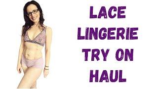 Lace Lingerie Try On Haul