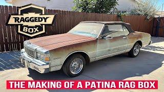 A Day with Caliboy- making my convertible box Chevy PATINA!!