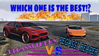 GTA 5 Online New CAR PEGASSI TOROS VS PEGASSI REAPER " DRAG RACE " LET SEE